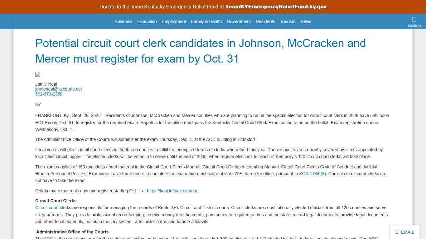 Potential circuit court clerk candidates in Johnson ...